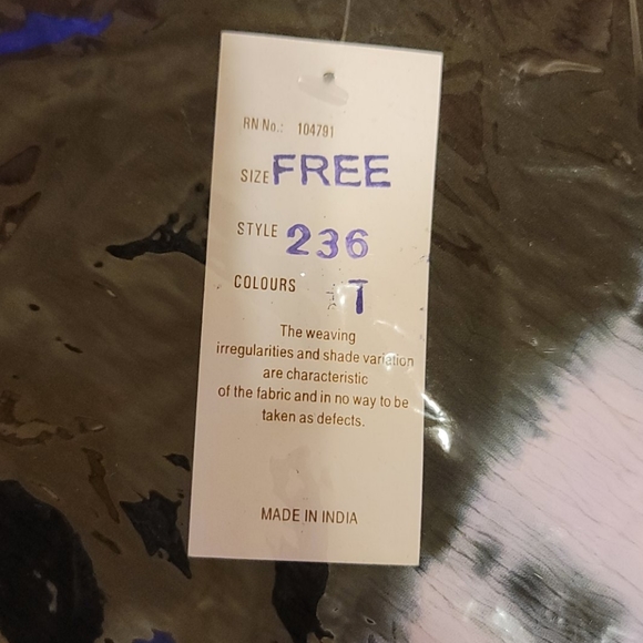 Black Tie-Dye Strap Dress - One Size Fits Most - Picture 3 of 6